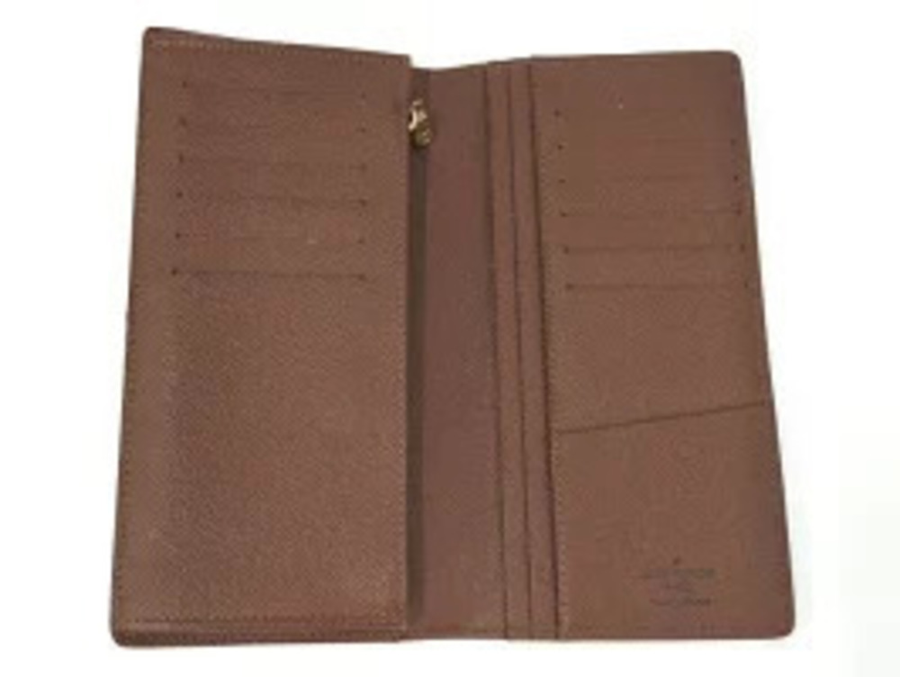 Louis Vuitton Long Plaza Portefeuille Monogram Wallet Brown
